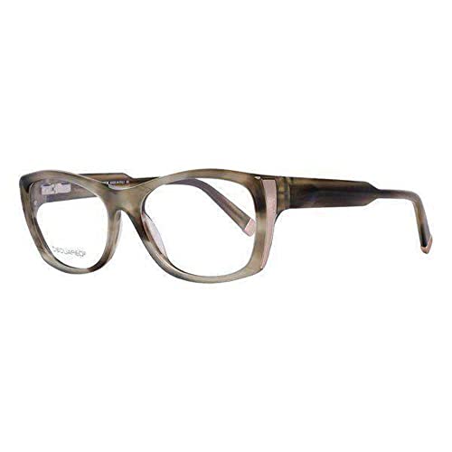 Dsquared DQ5077 098 -54 -16 -135 D Squared Brillengestelle DQ5077 098 -54 -16 -135 Rechteckig Brillengestelle 54, Grün von DSQUARED2