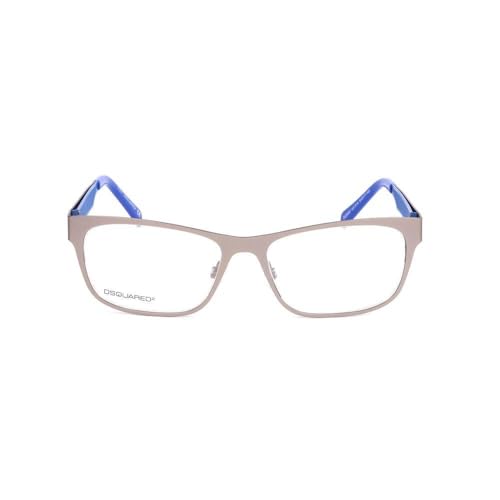 Dsquared DQ5097 54015 Dsquared2 Optical Frame DQ5097 015 54 Rechteckig Brillengestelle 54, Silber von DSQUARED2
