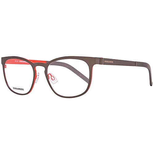 Dsquared DQ5184 51020 Dsquared2 Optical Frame DQ5184 020 51 Rechteckig Brillengestelle 51, Grau von DSQUARED2