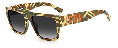 Dsquared Unisex Icon 0003/s Sunglasses, 6DB/9O CAMO, 54 von DSQUARED2