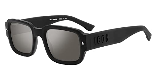 Dsquared Unisex Icon 0009/s Sunglasses, 003/T4 MATT Black, 50 von DSQUARED2