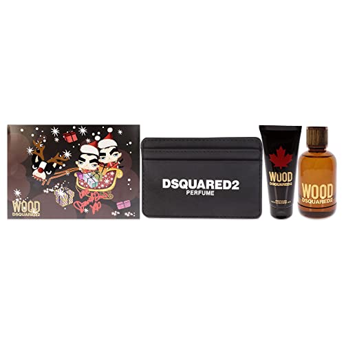 Dsquared2 Wood EDT 100ml + SG 100ml + Creditcard Holder M von DSQUARED2