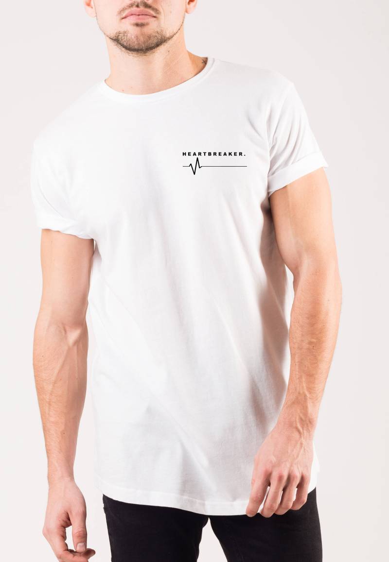 Heart Breaker-T-Shirt Longline Mann von DSTNYcompagnie