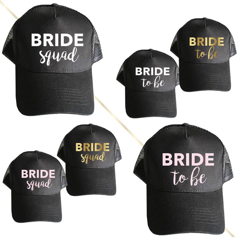 Kappe Wo, Braut Und Flansch Kader, Schwarze Für Bachelor Bachelorette Party von DSTNYcompagnie