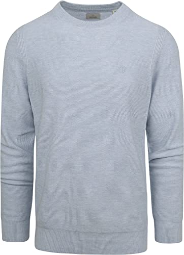 DSTREZZED Pullover Hellblau Melange - Grösse L - Herren - Bekleidung - von DSTREZZED