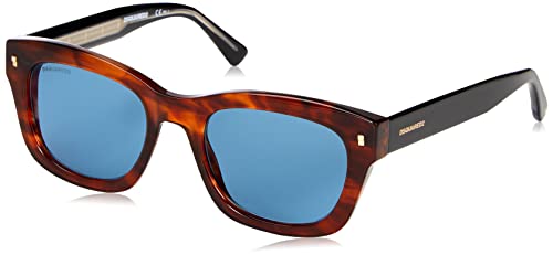 Dsquared Unisex D2 0012/s Sunglasses, EX4/MT Brown Horn, 52 von DSQUARED2