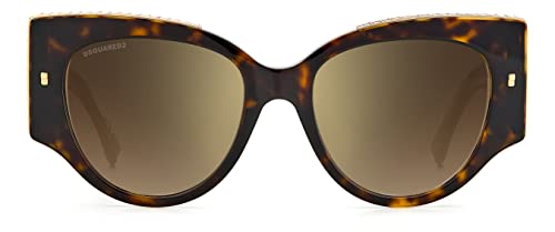 Dsquared Unisex D2 0032/s Sunglasses, 086/JL Havana, 54 von DSQUARED2