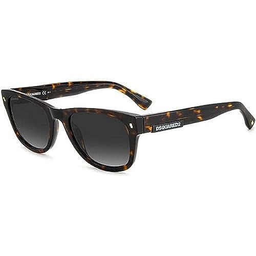 Dsquared Unisex D2 0046/s Sunglasses, 086/9O Havana, 53 von DSQUARED2