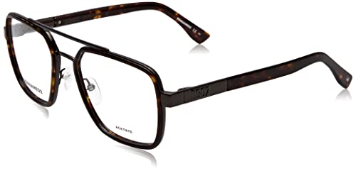 DSquared Unisex D2 0064 Sonnenbrille, Dunkles Ruthenium Havanna, 55 cm von DSQUARED2