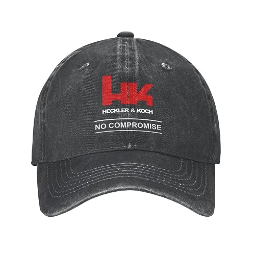 Classic HK Compromise Unisex Style Washed Denim Snapback Hat Heckler Koch Outdoor Sommer Caps Frisch von DTDSWNCD