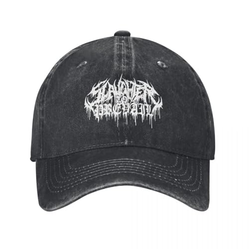 Classic Slaughter to Prevail Fan Made Unisex Baseballkappe Rock Distressed Denim Washed Hut Cap Casual Outdoor Verstellbare Kopfbedeckung Cool von DTDSWNCD