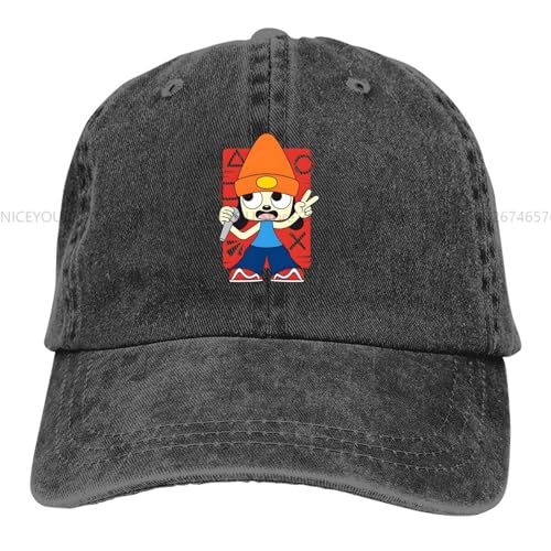 Classic Summer Visier Cool Hip Hop Caps PaRappa Der Rapper Cowboy Hut Peaked Caps Cool von DTDSWNCD