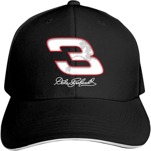 DTDSWNCD Beeindruckende Dale Earnhardt Sr #3 Baseballkappe Trucker Cap Cowboyhut Verstellbare Mütze für Männer Frauen Unisex cool von DTDSWNCD