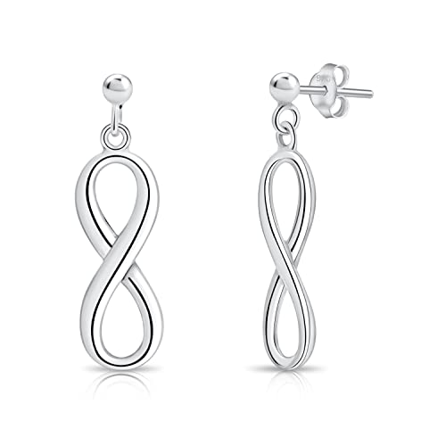 DTPsilver - Damen - Ohrringe 925 Sterling Silber Unendlichkeit Infinity von DTPsilver