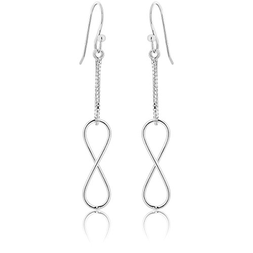 DTPsilver - Damen - Ohrringe Ohrhänger 925 Sterling Silber - Unendlichkeit von DTPsilver