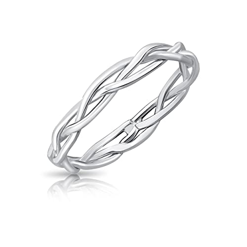 DTPsilver® 925 Sterling Silber Ring - Dünnes mit keltischer Knoten - Ewiger Liebesknoten von DTPsilver