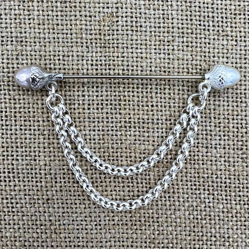 Kurze Tuchnadel - Trachtennadel Eichelnadel Schürzennadel- Trachtenverein von DTrachtenschmuckM