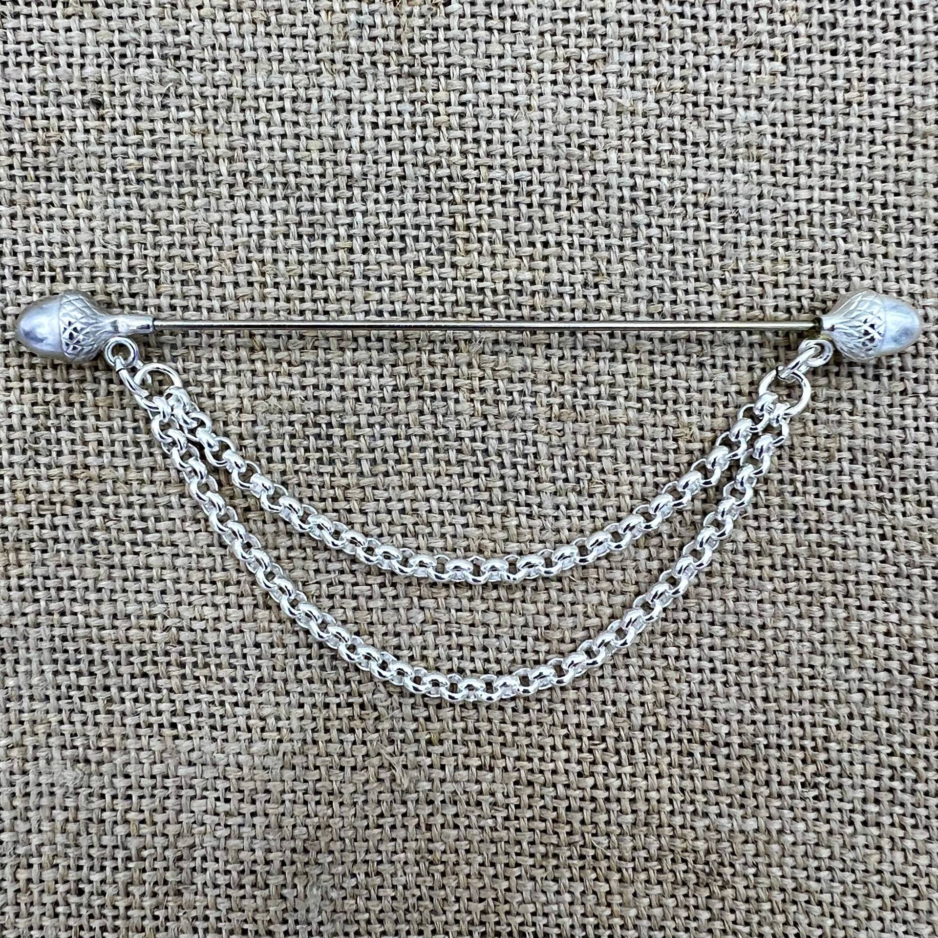 Lange Tuchnadel - Trachtennadel Eichelnadel Schürzennadel von DTrachtenschmuckM