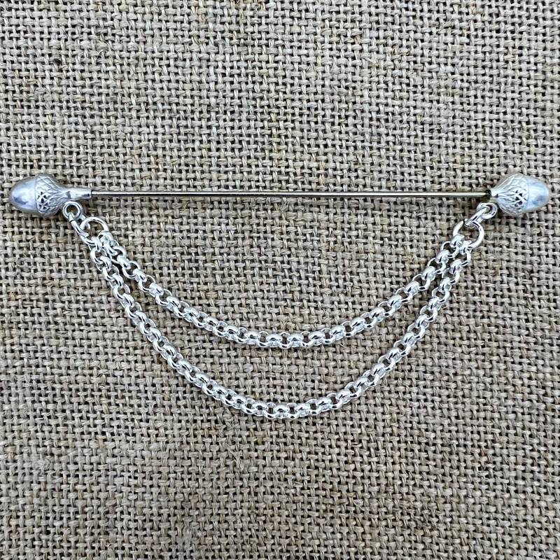 Lange Tuchnadel - Trachtennadel Eichelnadel Schürzennadel von DTrachtenschmuckM