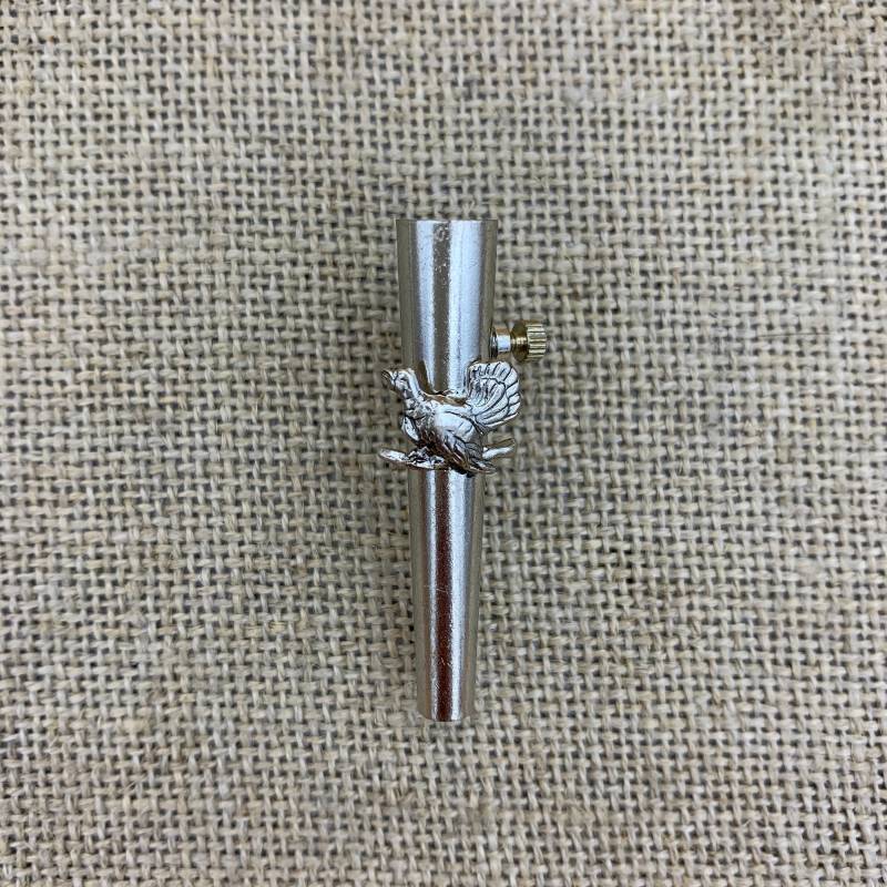 Trophäenhülse - Flaumhalter Mit Auerhahnam Hut | Tracht& Tradition von DTrachtenschmuckM