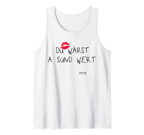 DU WÄRST A SÜND WERT X Wiesn Tracht Dirndl Liebe Oktoberfest Tank Top DU WÄRST A SÜND WERT X Wiesn Tracht Dirndl Liebe Oktoberfest Tank Top von DU WÄRST A SÜND WERT - Bavarian Couture Okoberfest