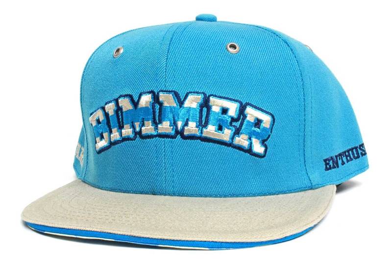 Dub Spencer "Bimmer For Life" Baseball Cap | Für Herren & Damen Mit 3D Stickerei - Snapback Kappe in Blau/Beige von DUBSPENCER