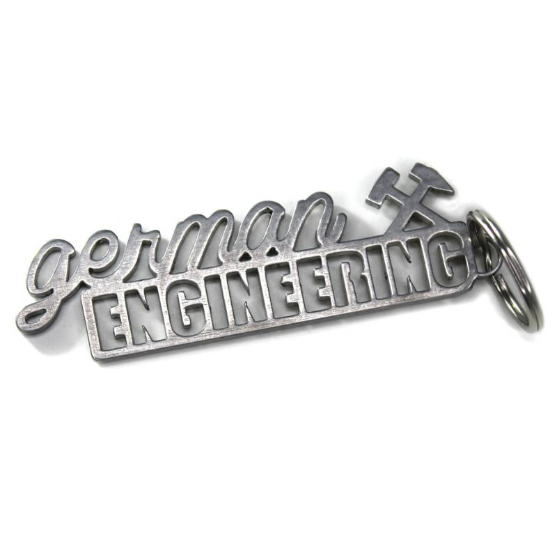 Dub Spencer "German Engineering" Sign Schlüsselanhänger Aus Edelstahl Made in Germany Anhänger von DUBSPENCER
