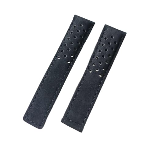 DUBTEDHOU Retro-Lederarmband, Uhrenarmband Leder for Aquaracer Carrera Monaco Multicolor Mehrere Größen(6,24mm) von DUBTEDHOU