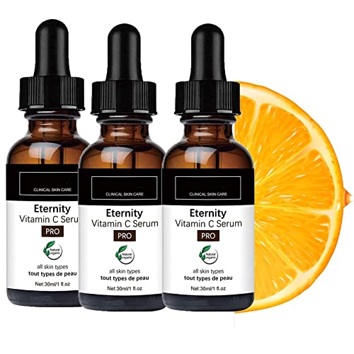 Eternity Vitamin C Serum Collagen Anti Aging Vitamin C Serum Vitamin C Serum für das Gesicht Dunkle Flecken Whitening Essence Gesicht für Frauen und Männer von DUBUSH