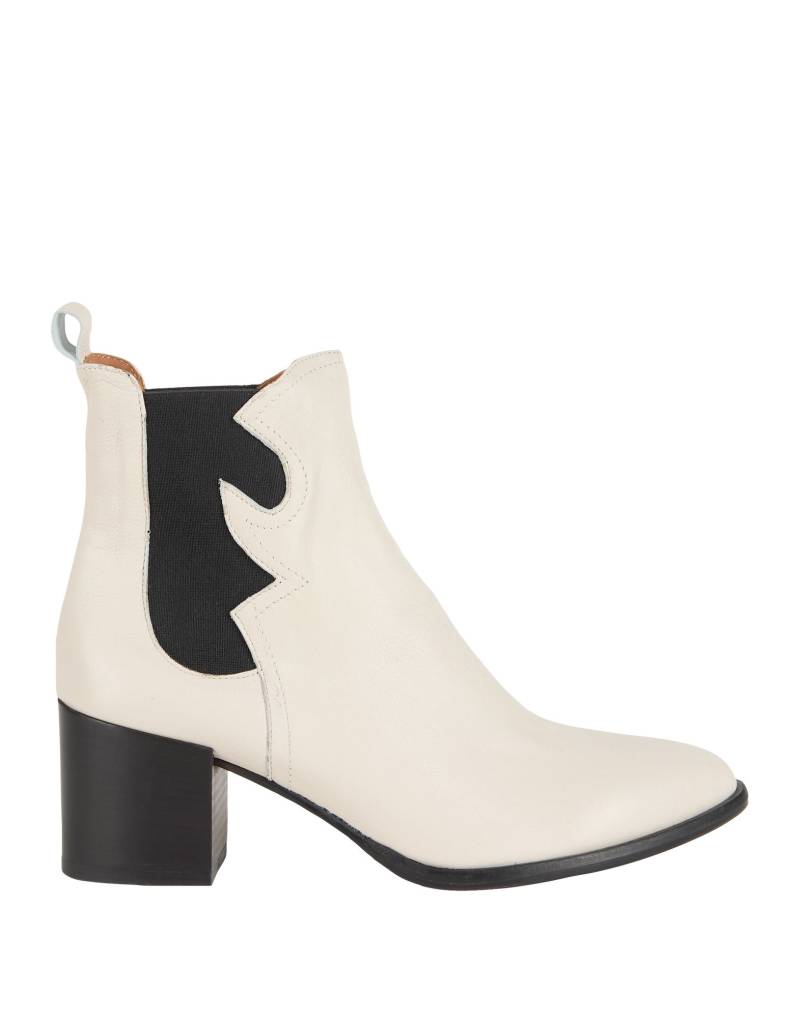 DUCCIO DEL DUCA Stiefelette Damen Cremeweiß von DUCCIO DEL DUCA