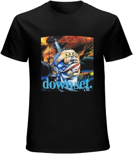 Downset Downset Herren-T-Shirt, Unisex, Schwarz, Schwarz , L Downset Downset Herren-T-Shirt, Unisex, Schwarz, Schwarz , L von DUCHE