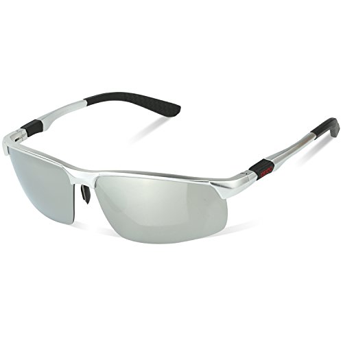 DUCO Herren Heiße Mode Driving Sonnenbrille Polarisierte Brille Sport Eyewear Angeln Golf mit Al-Mg Rahmen DC8188 von DUCO