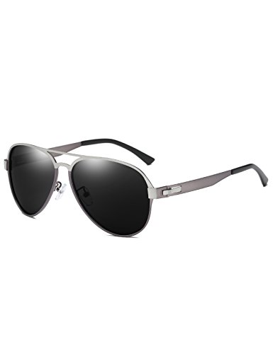 DUCO Herren Sonnenbrille Fliegerbrille Sonnenbrille Verspiegelt Polarisiert für Den Fahrer 3028 von DUCO