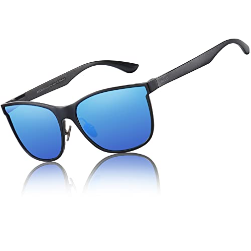 DUCO Herren polarisierten Fahren Sonnenbrille Klassischer Stil Brillenmode Umrandeten Gläser UV400 Schutz 8205 von DUCO