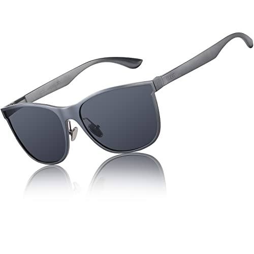 DUCO Herren polarisierten Fahren Sonnenbrille Klassischer Stil Brillenmode Umrandeten Gläser UV400 Schutz 8205 von DUCO