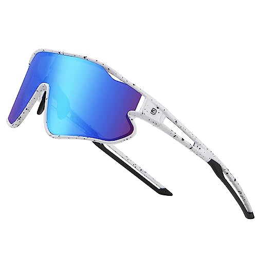 DUCO Kinder Sonnenbrille Jugend Baseball Sonnenbrille Leicht TR90 Rahmen UV400 Sport Radfahren Sonnenbrillen für Jungen Mädchen DK268 von DUCO