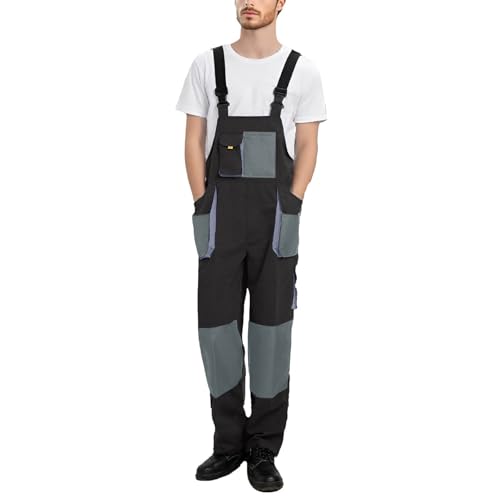 DUHENWU Zunfthose Herren Arbeitsoverall Lange Arbeitslatzhose Müllmann Kostüm Mit Multifunktionstaschen Berufsbekleidung Für Handwerker Maurer Schreiner Elektriker Und Viele Andere DUHENWU Zunfthose Herren Arbeitsoverall Lange Arbeitslatzhose Müllmann Kostüm Mit Multifunktionstaschen Berufsbekleidung Für Handwerker Maurer Schreiner Elektriker Und Viele Andere von DUHENWU