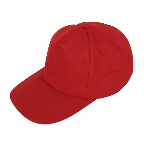 DUHGBNE Baseballkappe Damen Sommer Einstellbare Herren Einstellbare Baseball Kappe Sport Cap Baseball Cap Kleine Größen Sonnenschutz Baseballkappen Base Caps Herren Cap Junge 1 Jahr (Red, One Size) von DUHGBNE
