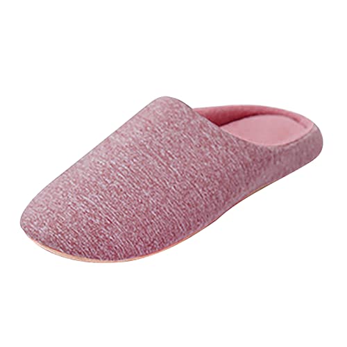 DUHGBNE Damen Herren Hausschuhe Pantoffeln Plüsch Hausschuhe Herren Geschlossen Hüttenschuhe gemütliche Hausschuhe für den Alltag Hausschuhe mit Memory Foam Kindergarten Di von DUHGBNE