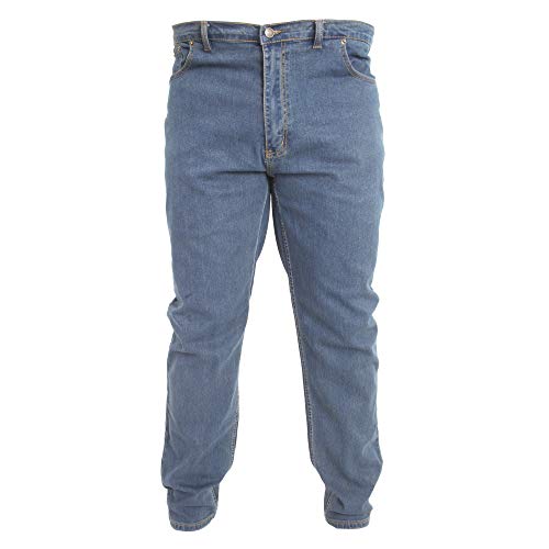 Duke Herren Rockford Carlos Kingsize Stretch Jeans (W48R) (Stonewash) von DUKE