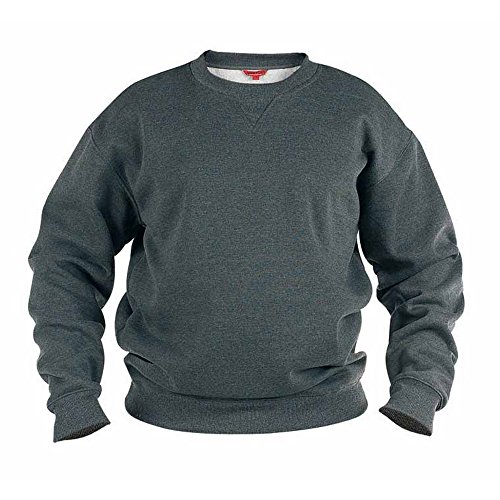 Duke Herren Rockford Kingsize Sweat Pullover (5XL) (Grau) von DUKE