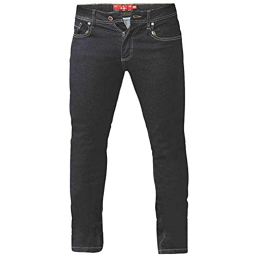 Duke Herren Stretch-Jeans Cedric, Tapered Fit, King Size (42R (JeansgröÃŸe)) (Indigo) von DUKE