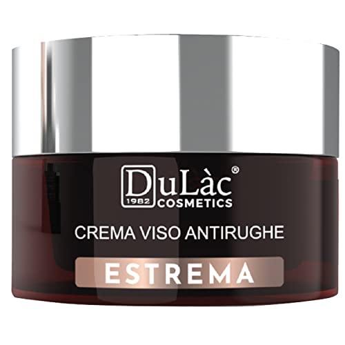 Dulàc - Anti-Aging-Creme für Frauen ESTREMA 50 ml, reich an Hyaluronsäure, Anti-Aging-Peptiden, Vitaminen C + E, Seidenproteinen, Aufpolsternden und Straffenden Wirkstoffen von DULÀC FARMACEUTICI 1982
