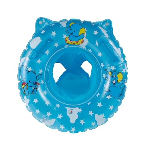 Aufblasbarer Baby Schwimmringe, Schwimmhilfe Ring Elefant, Schwimmsitz für Kinder, Baby Float Aufblasbarer Schwimmreifen Kleinkind Schwimmsitz Kinder mit Cartoon-Print von DULFAX