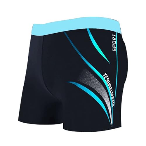 DULSPUE Badehose Herren eng,Badehose Herren kurz,Herren Badehose,Badehosen für Herren,Herren-Badehose. Atmungsaktive, schnell trocknende Boxershorts. Größe XL (80–100 kg) von DULSPUE