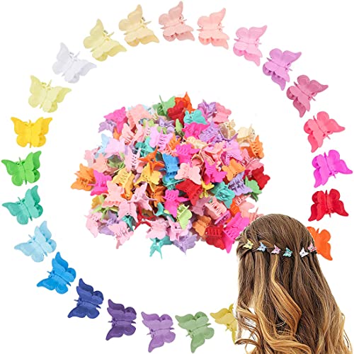 DULSPUE haarklammer,haarspangen mädchen,haarschmuck mädchen,butterfly clips,schmetterlinge deko,baby haarspangen,haarspangen baby,Haarschmuck für Kinder (30 Stück gemischte Farben) von DULSPUE