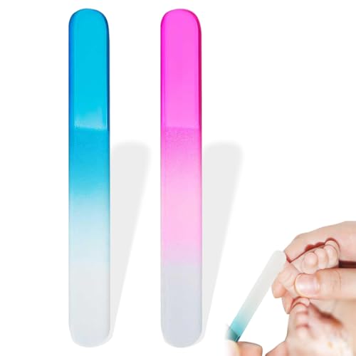 DULZEN 2 Stück Glasnagelfeile Nagelfeilen Naturnägel Nagelfeile Glas Baby Nagelfeile Profi Bunt Kristall Für Babys Kinder Erwachsener Nagelpflege Beidseitig Geschliffen Und Abwaschbar DULZEN 2 Stück Glasnagelfeile Nagelfeilen Naturnägel Nagelfeile Glas Baby Nagelfeile Profi Bunt Kristall Für Babys Kinder Erwachsener Nagelpflege Beidseitig Geschliffen Und Abwaschbar von DULZEN