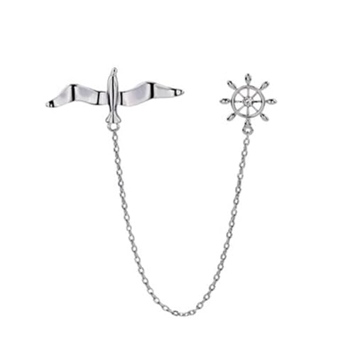 DUMRALBQE Herrenbrosche Personalisierte Anstecknadel for Herren-Anstecknadeln mit Anstecknadel Anzugaccessoires(Style 4) von DUMRALBQE