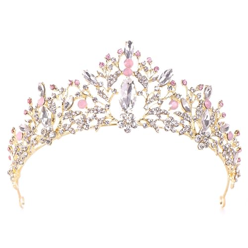 Krone Krone Tiara Krone Braut Tiara Hochzeit Kopfschmuck für Hochzeitsabschlussball Festzugsparty von DUMRALBQE