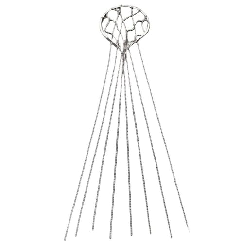 Quasten-Stirnband Frauen Mesh Haarbänder Hochzeit Braut Quaste Stirnbänder für Damen und Mädchen von DUMRALBQE